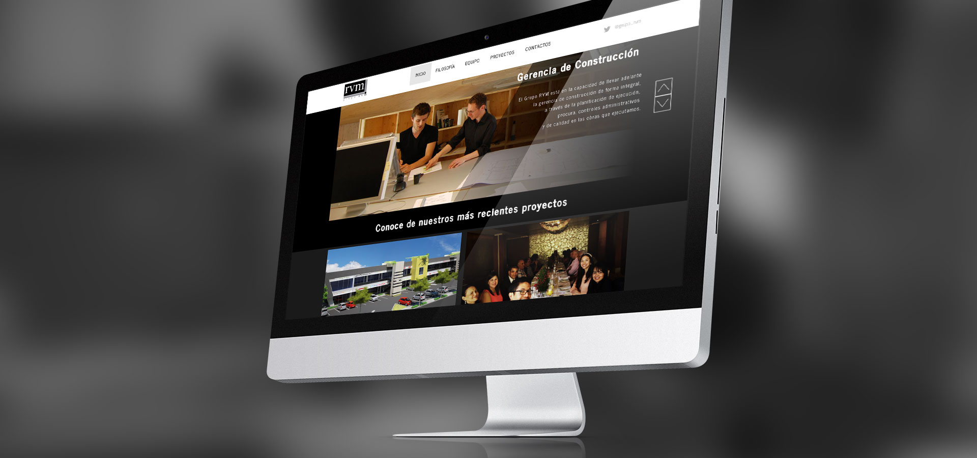 rvm arquitectos diseño web